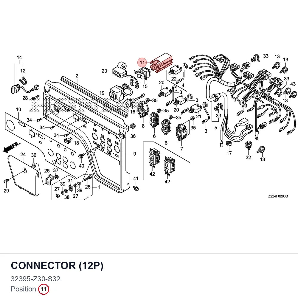 CONNECTOR (12P)