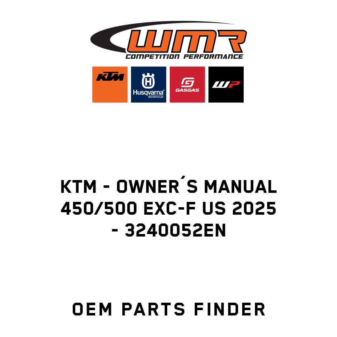 Owner´s Manual 450/500 EXC-F US 2025