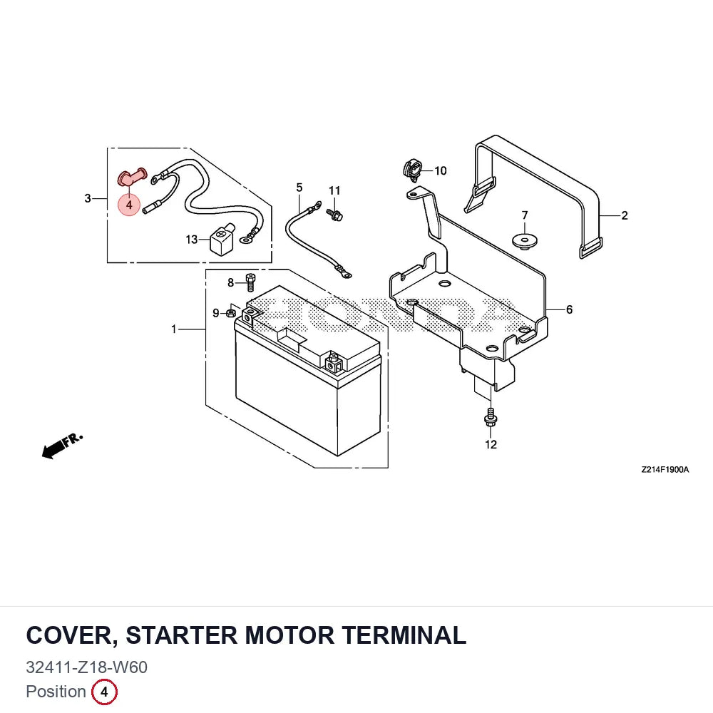 COVER, STARTER MOTOR TERMINAL