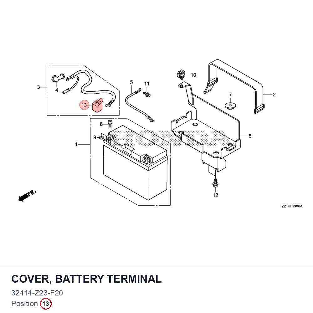 COVER, BATTERY TERMINAL