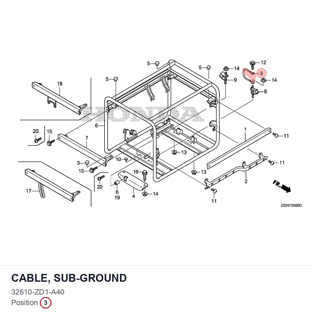CABLE, SUB-GROUND