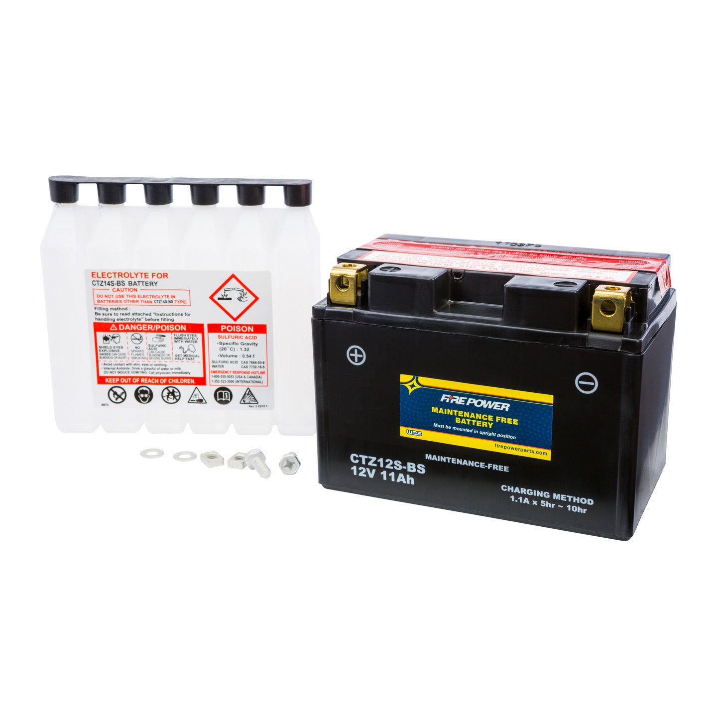 Fire Power Maintenance Free Sealed Battery CTZ12S-BS