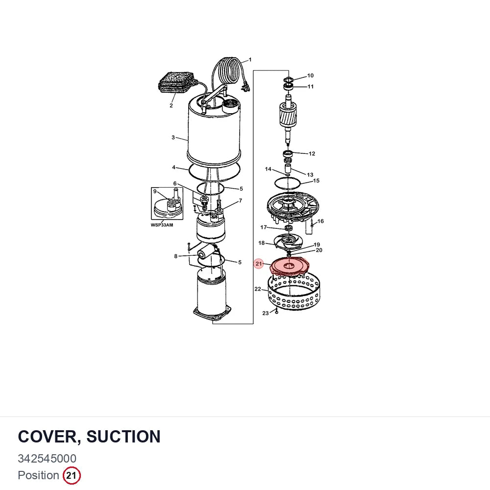 COVER, SUCTION