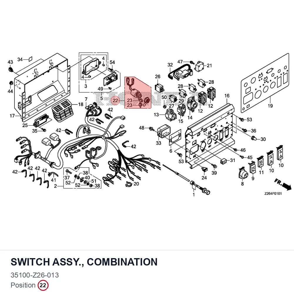SWITCH ASSY., COMBINATION
