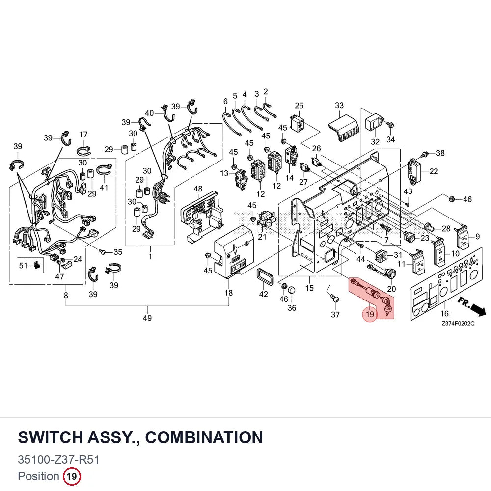 SWITCH ASSY., COMBINATION