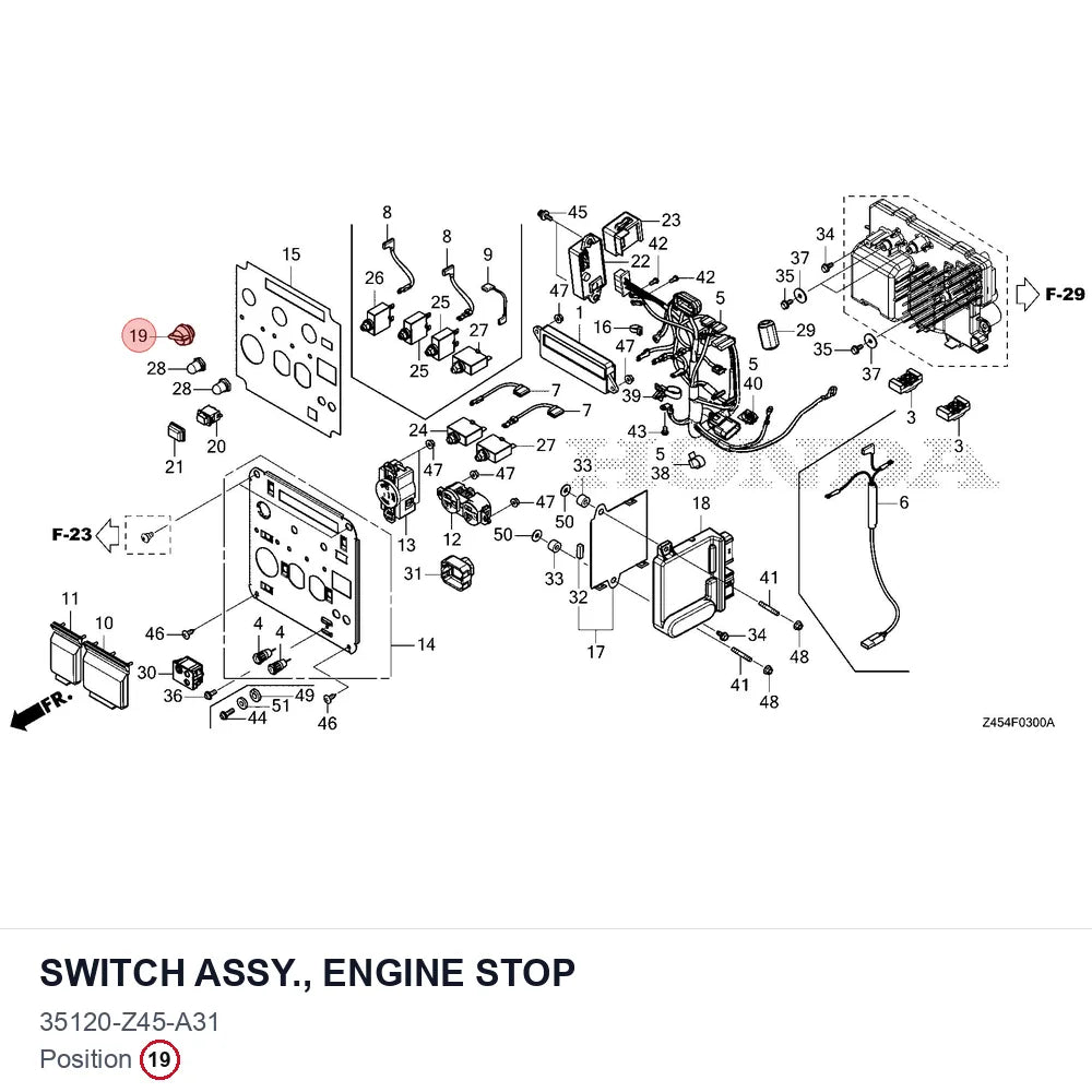 SWITCH ASSY., ENGINE STOP