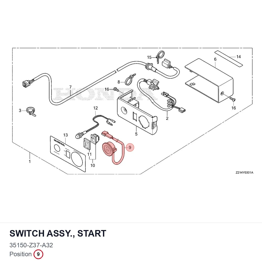 SWITCH ASSY., START
