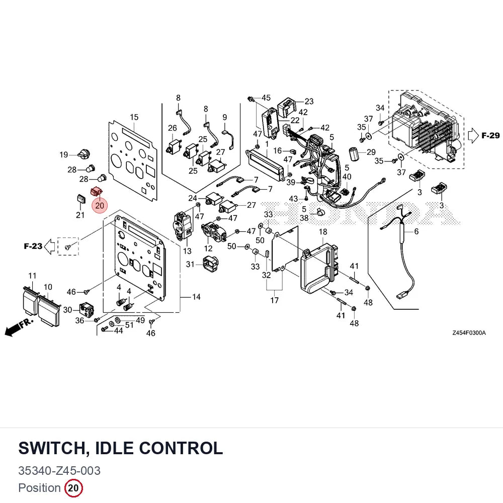 SWITCH, IDLE CONTROL