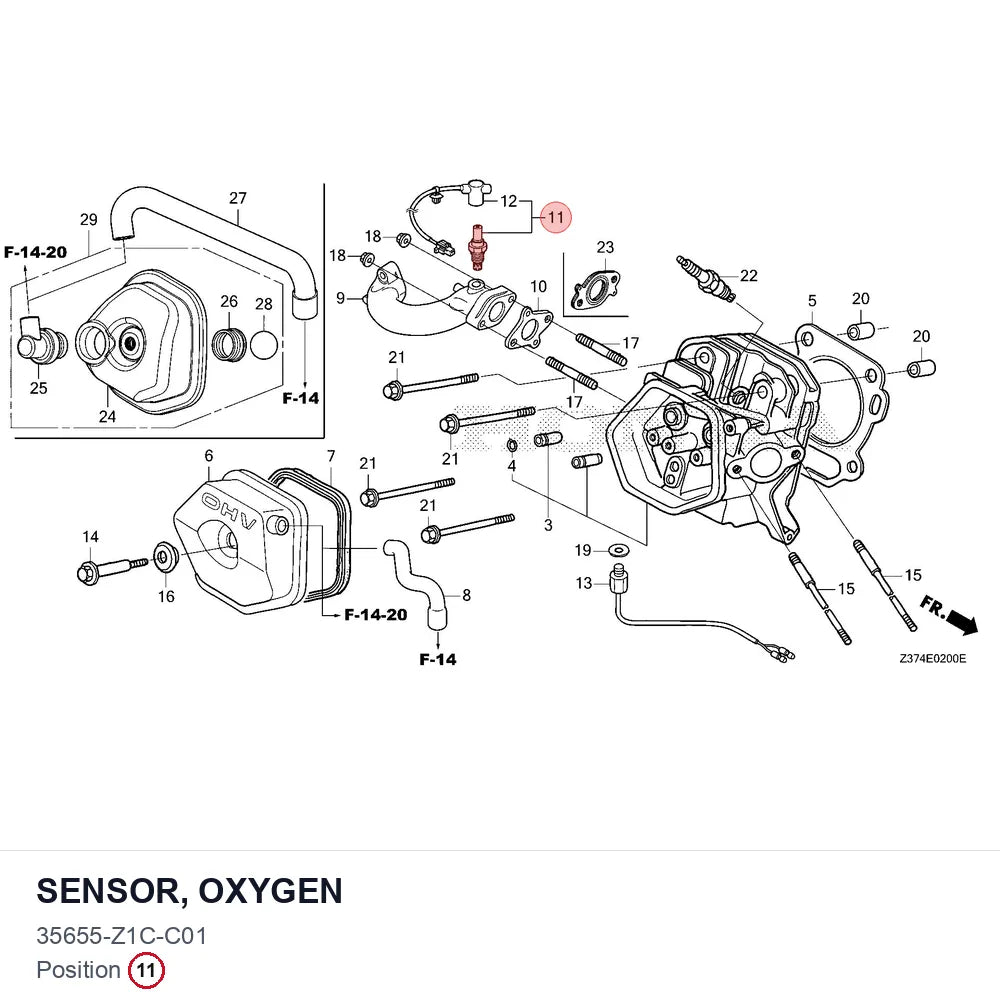 SENSOR, OXYGEN