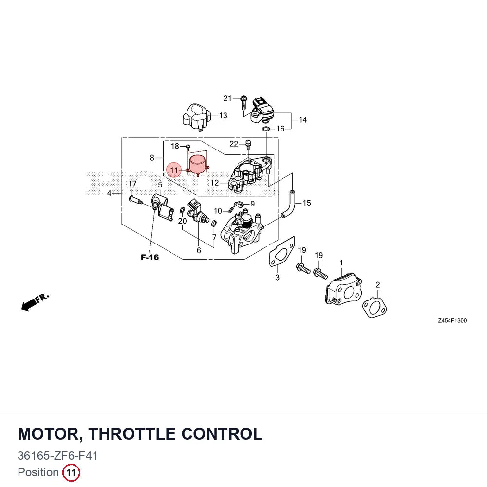 MOTOR, THROTTLE CONTROL