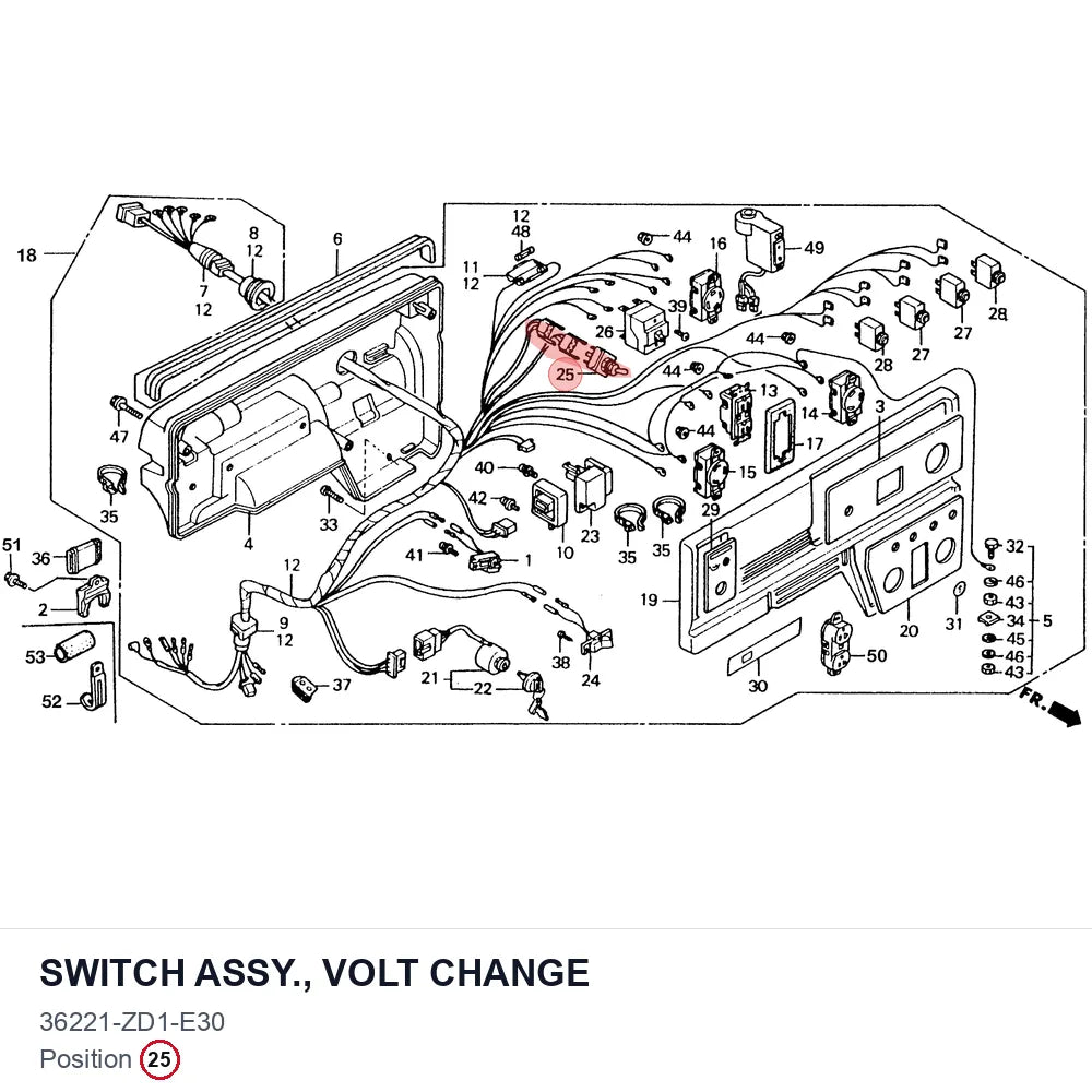 SWITCH ASSY., VOLT CHANGE