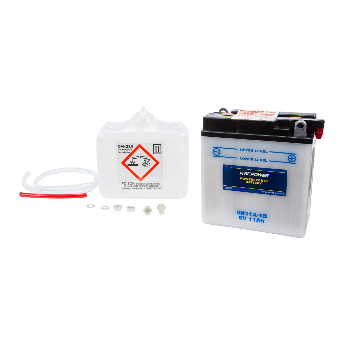 Fire Power 6V Standard Battery with Acid Pack 6N11A-1B