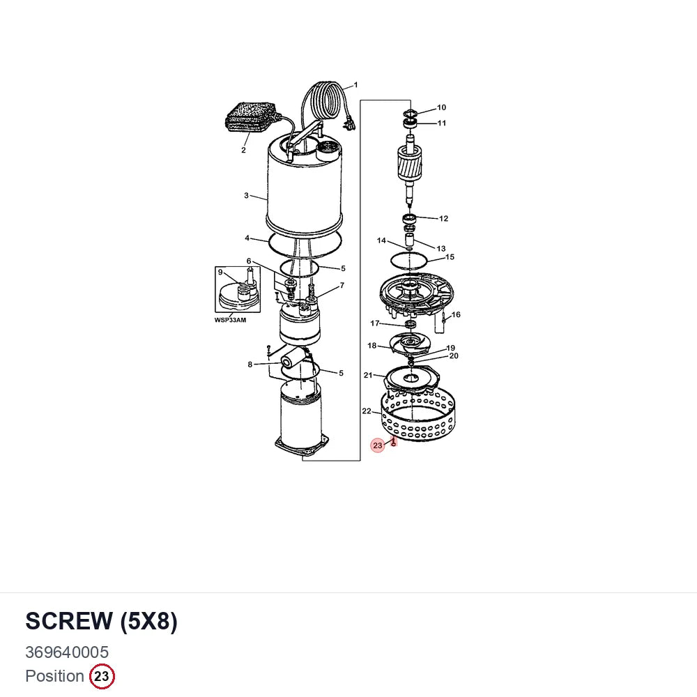 SCREW (5X8)