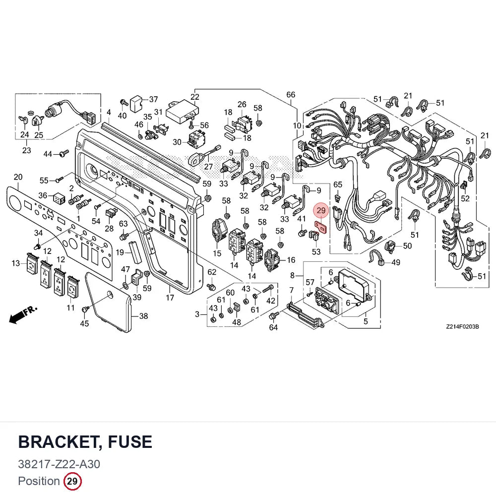 BRACKET, FUSE