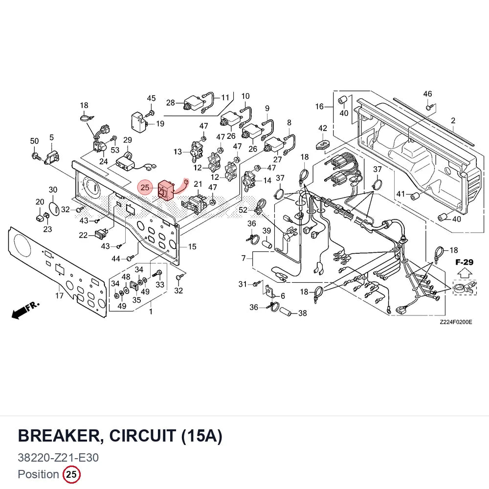 BREAKER, CIRCUIT (15A)