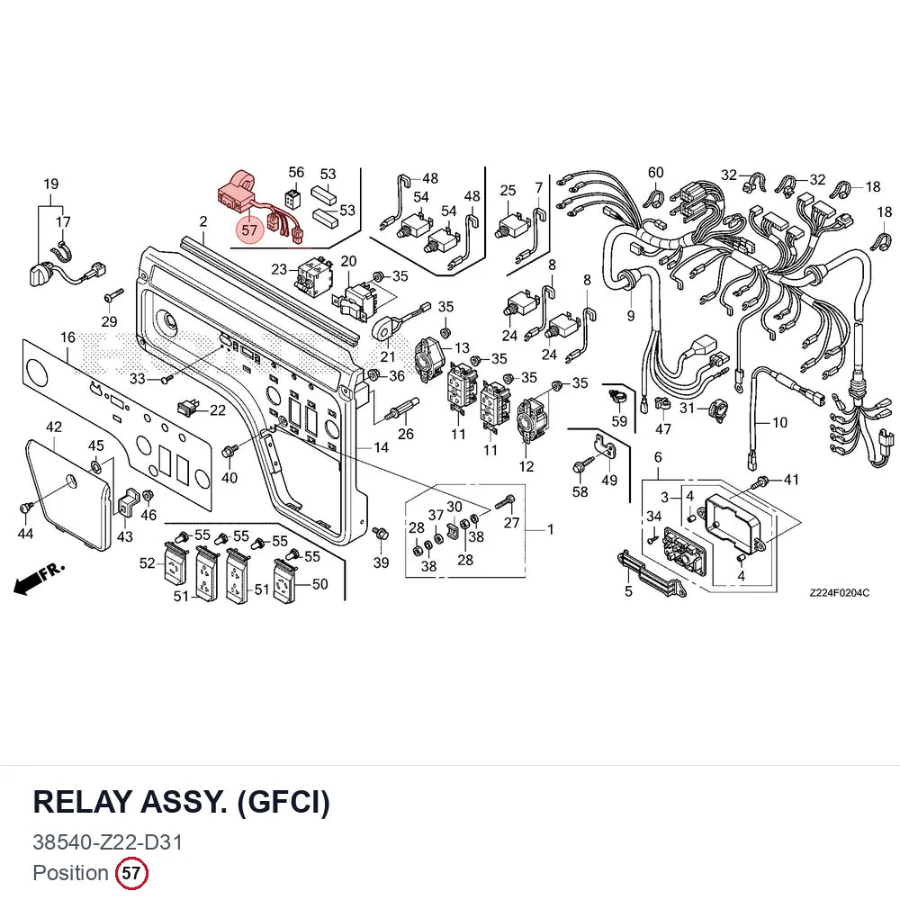 RELAY ASSY. (GFCI)