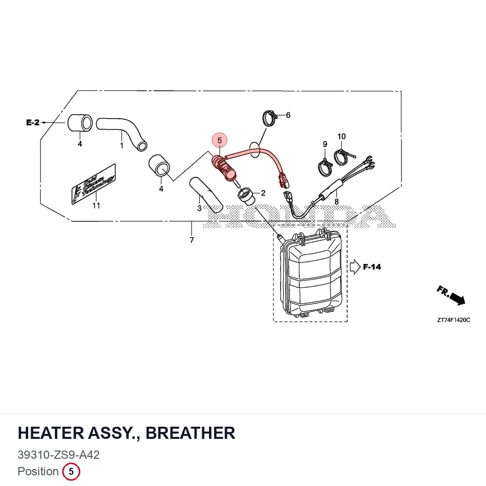 HEATER ASSY., BREATHER