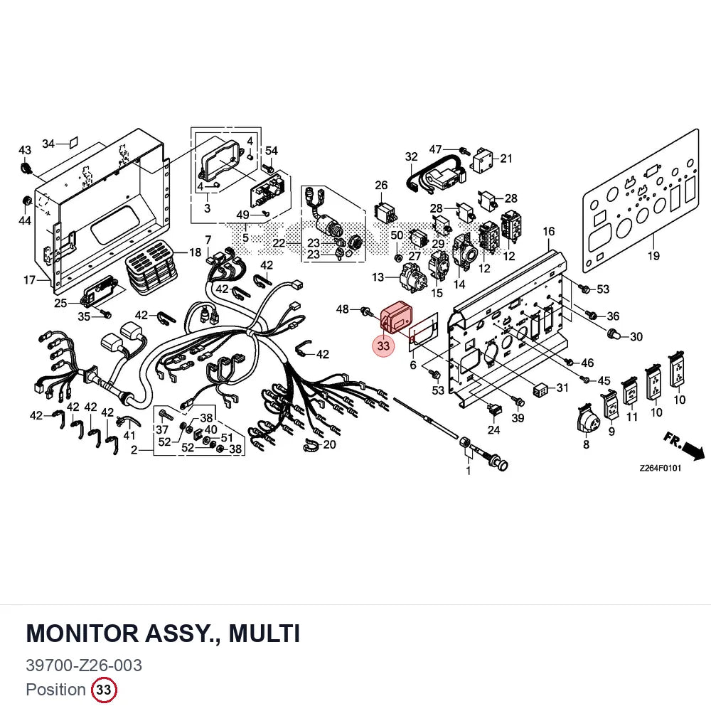 MONITOR ASSY., MULTI