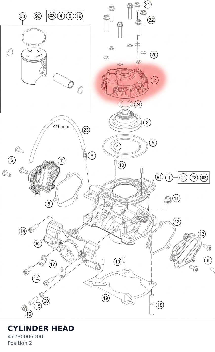 Diagram preview: CYLINDER HEAD (47230006000)