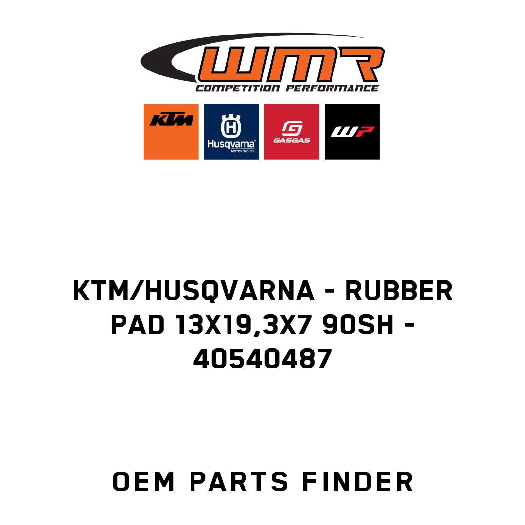 Rubber pad 13x19,3x7 90Sh