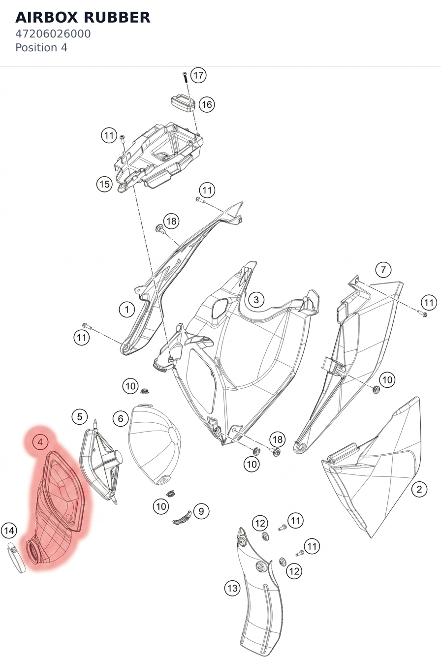 Diagram preview: AIRBOX RUBBER (47206026000)