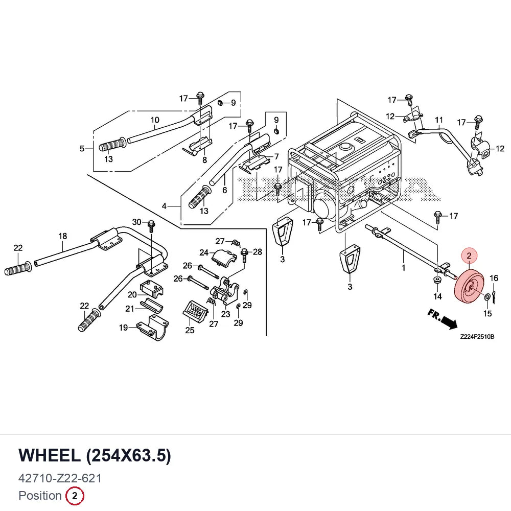 WHEEL (254X63.5)