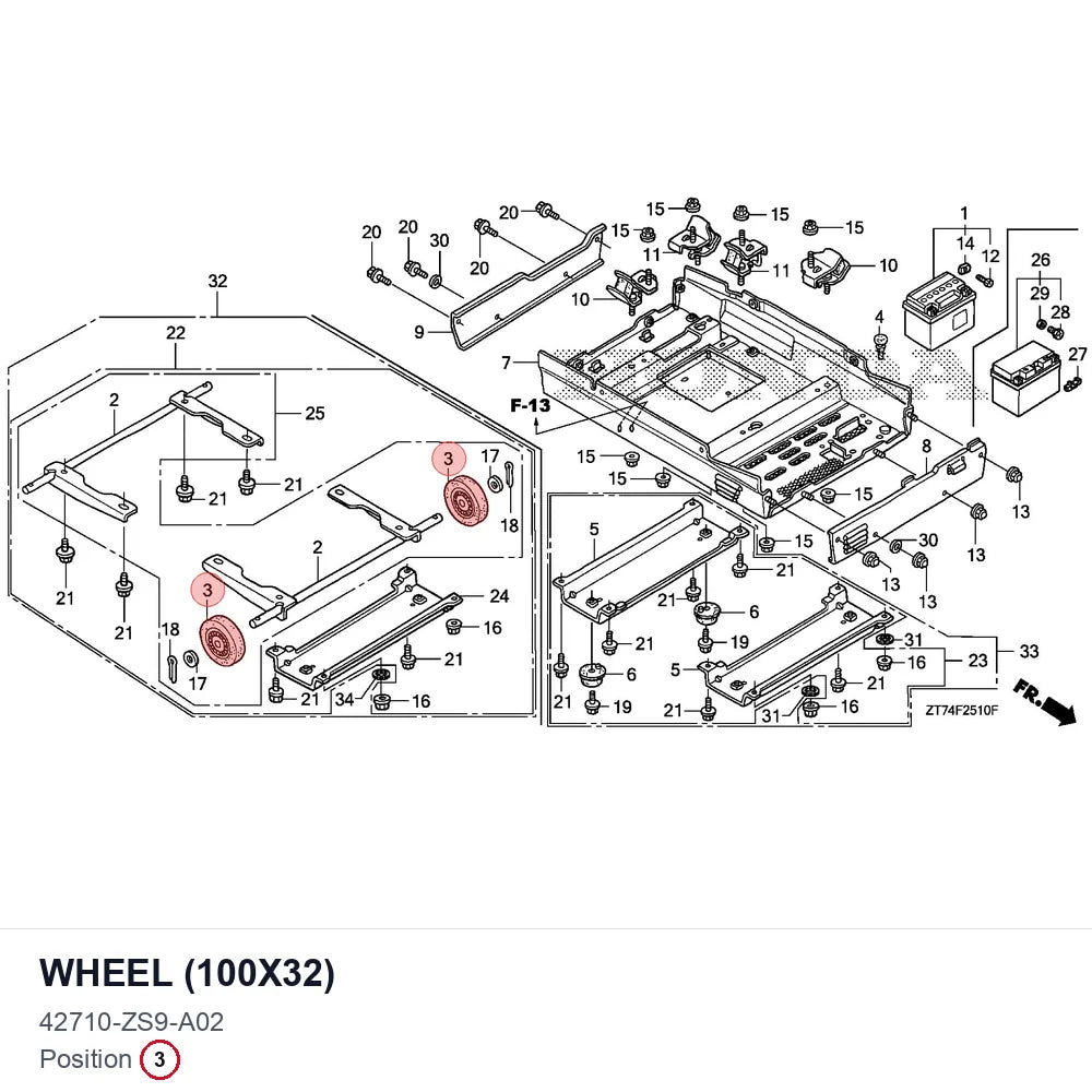 WHEEL (100X32)