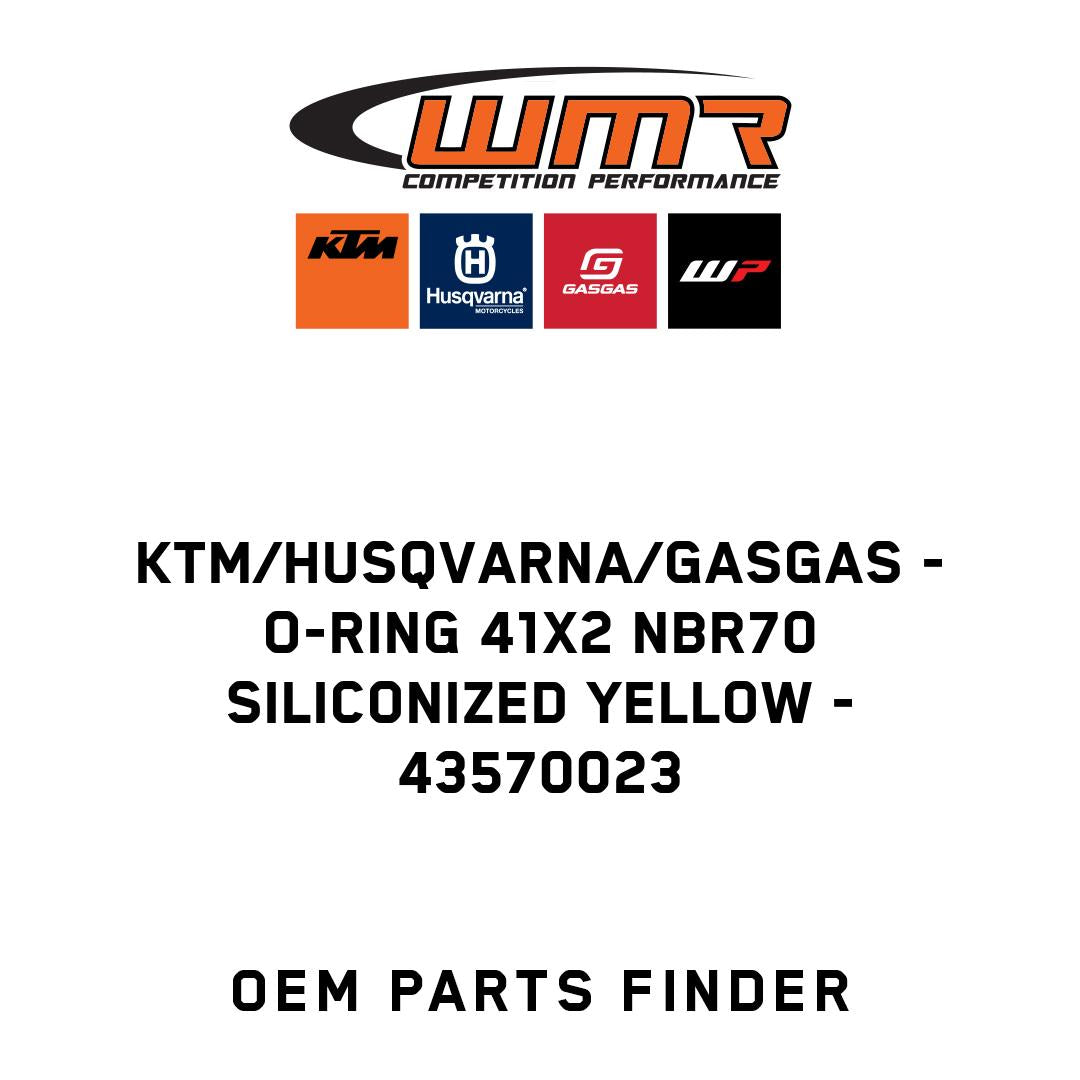 O-ring 41x2 NBR70 siliconized yellow