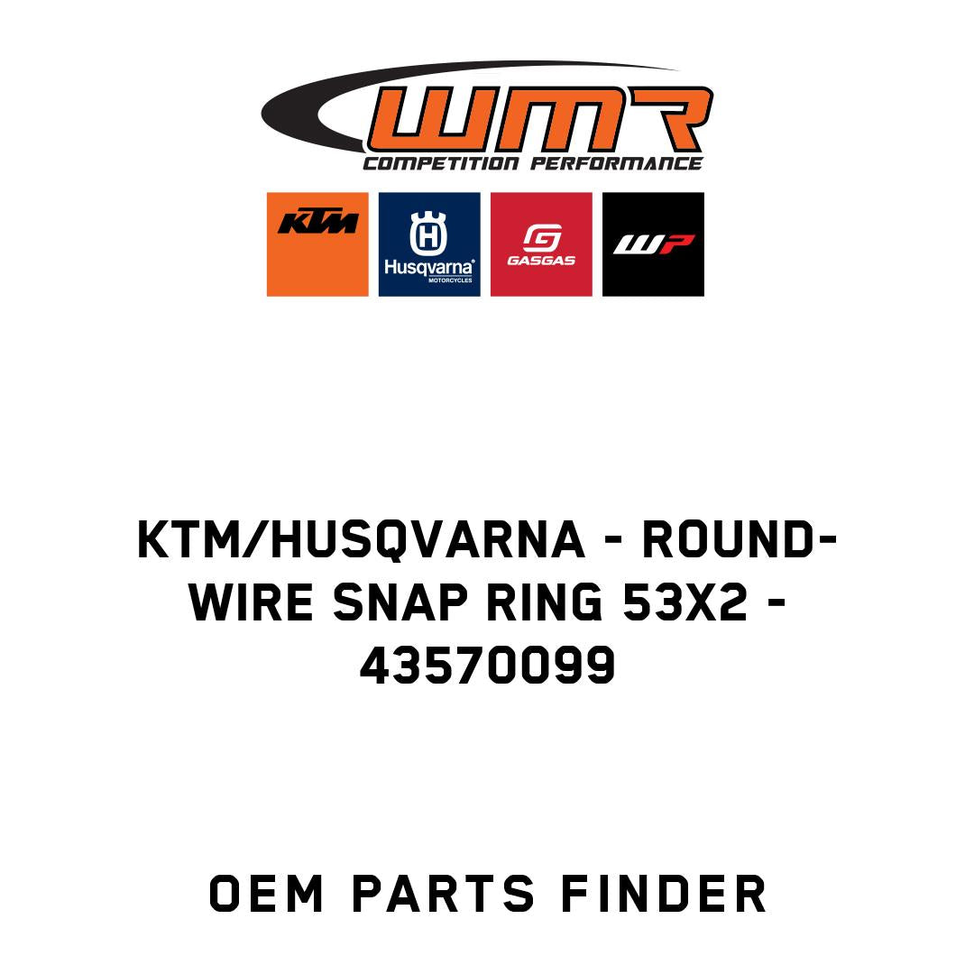 Round-wire snap ring 53x2