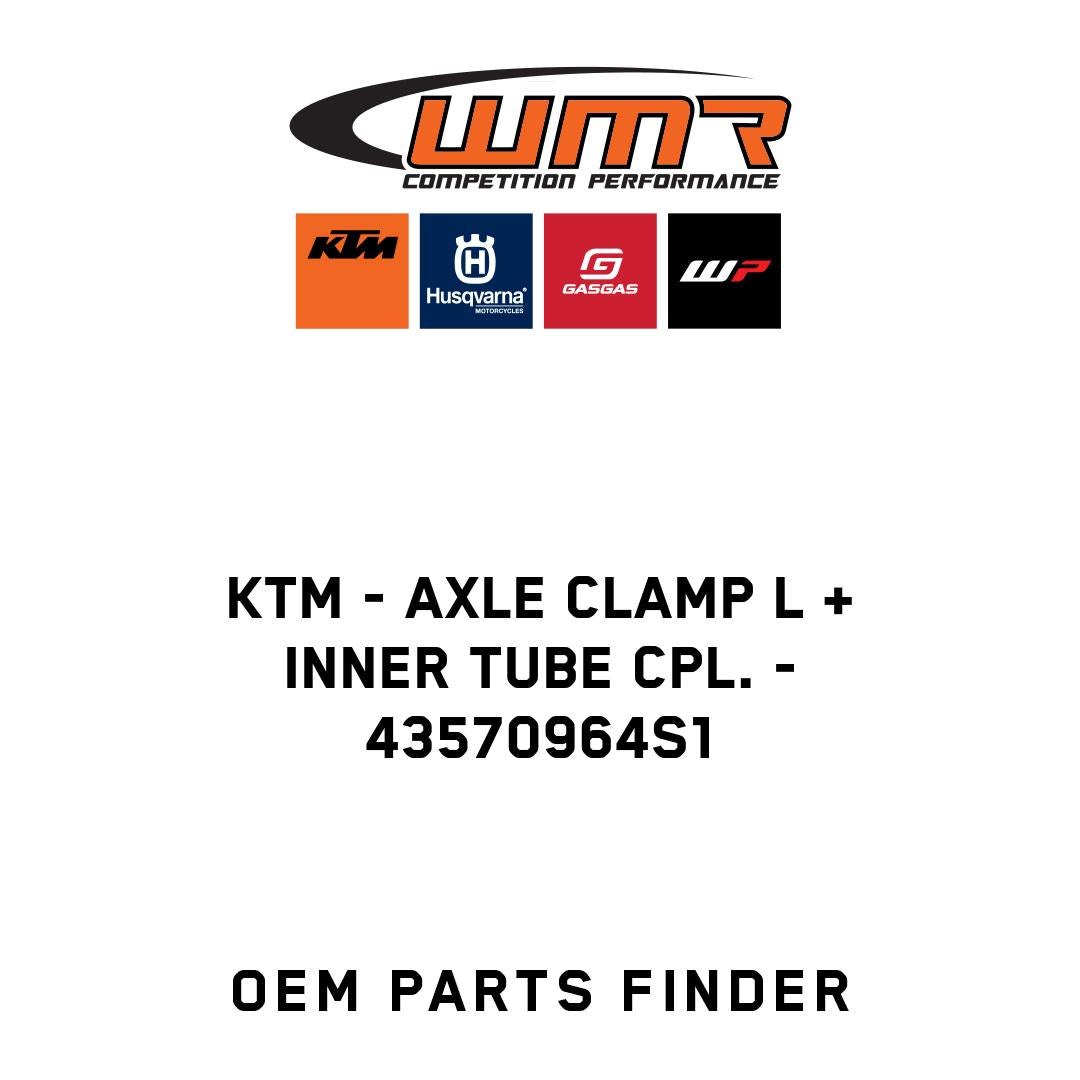 axle clamp L + inner tube cpl.