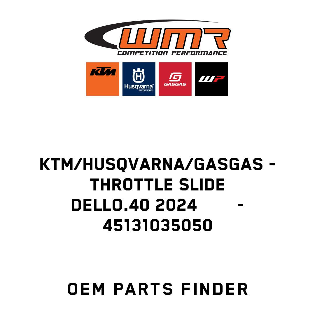 Throttle slide DELLO.40 2024       