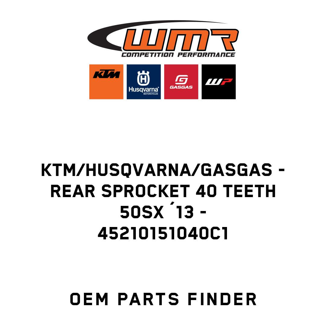 Rear sprocket 40 teeth 50SX ´13