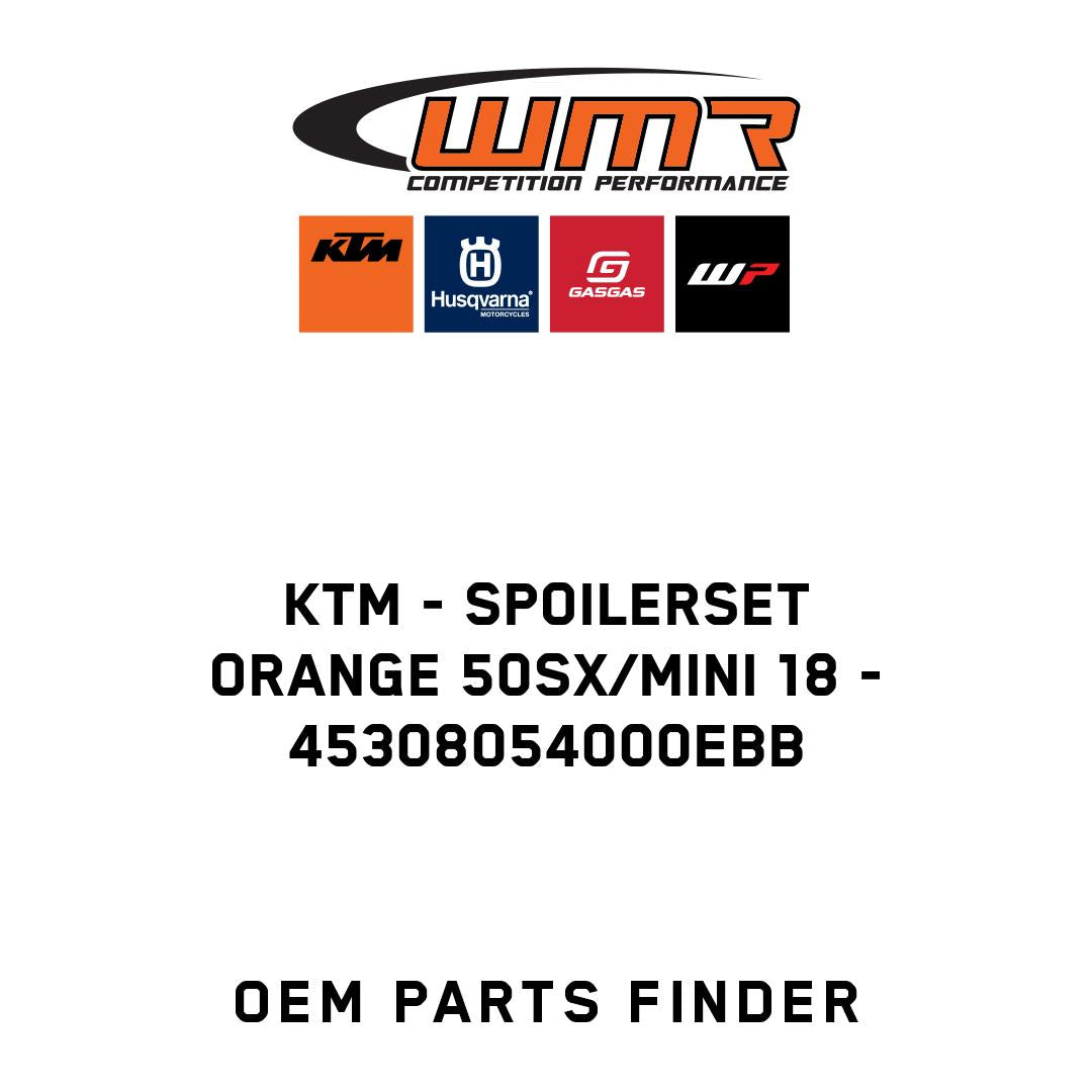 Spoilerset orange 50SX/MINI 18