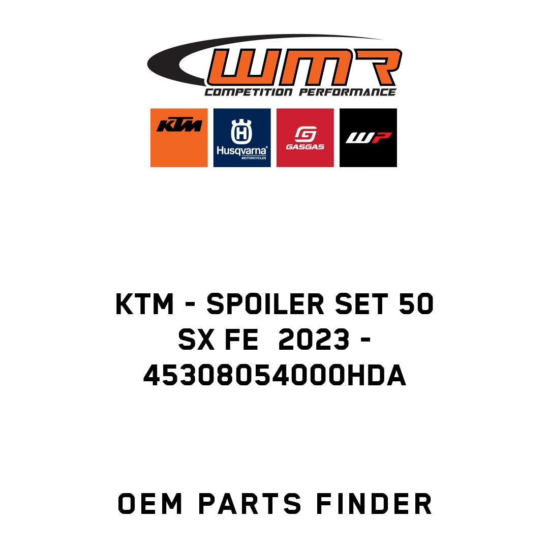 Spoiler set 50 SX FE  2023