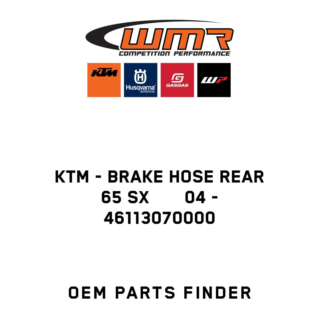 BRAKE HOSE REAR 65 SX       04