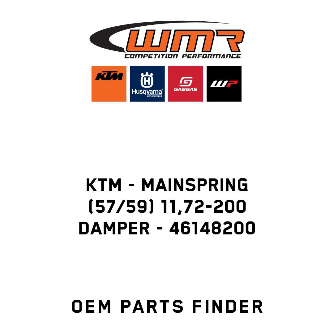 Mainspring (57/59) 11,72-200 damper