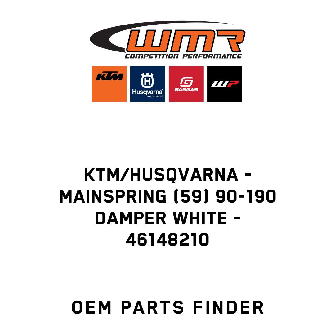 mainspring (59) 90-190 damper white