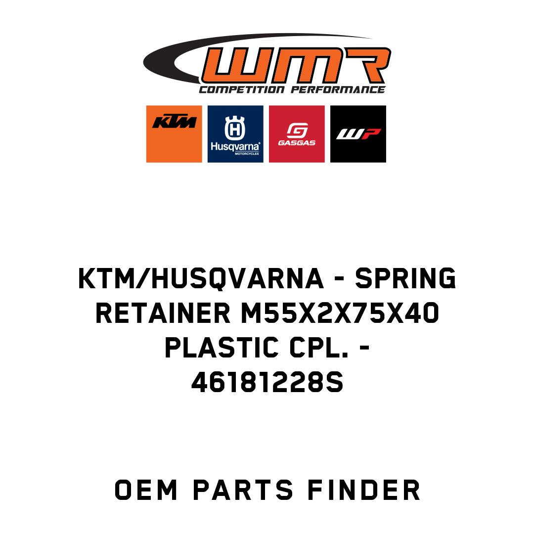 Spring retainer M55x2x75x40 plastic cpl.