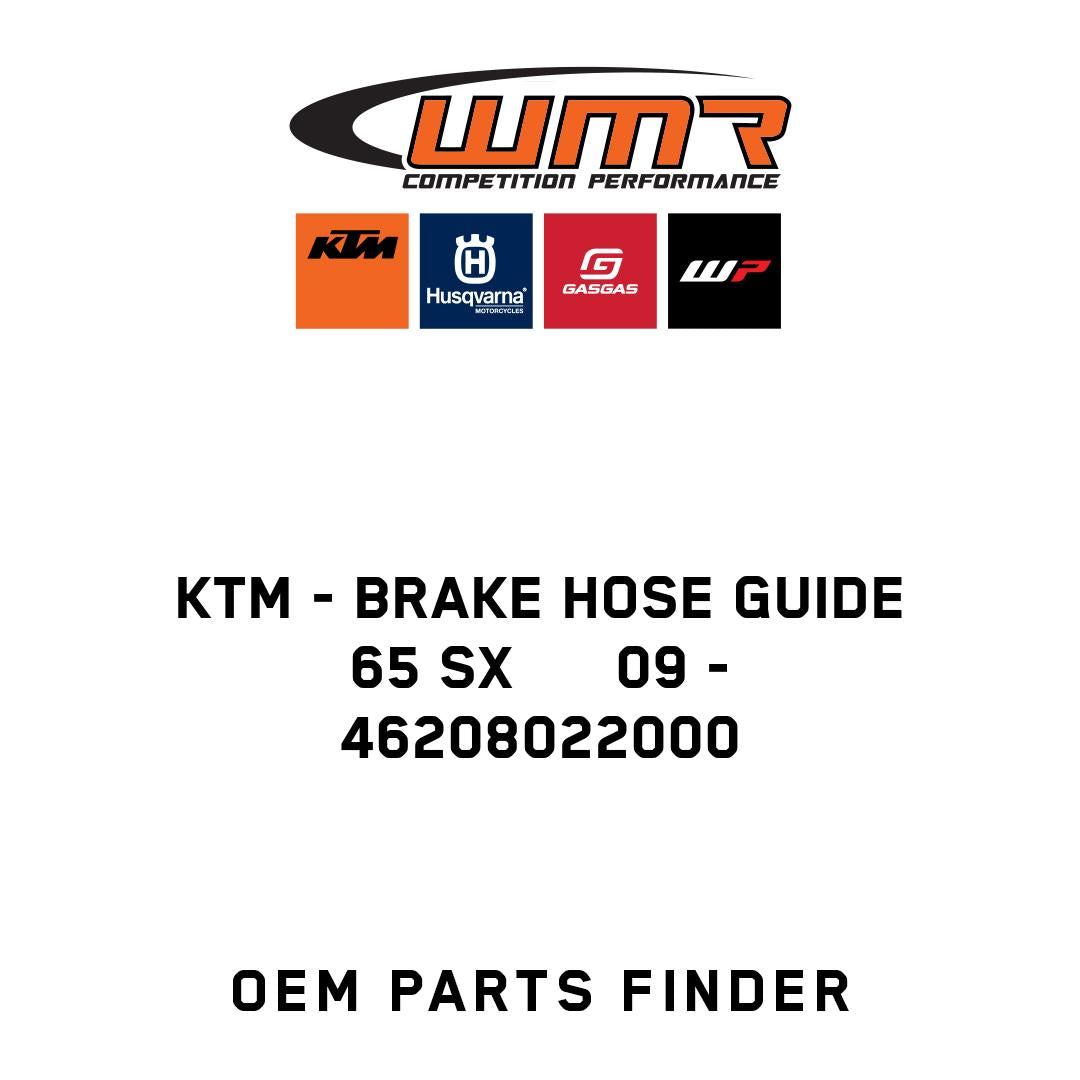 BRAKE HOSE GUIDE 65 SX      09