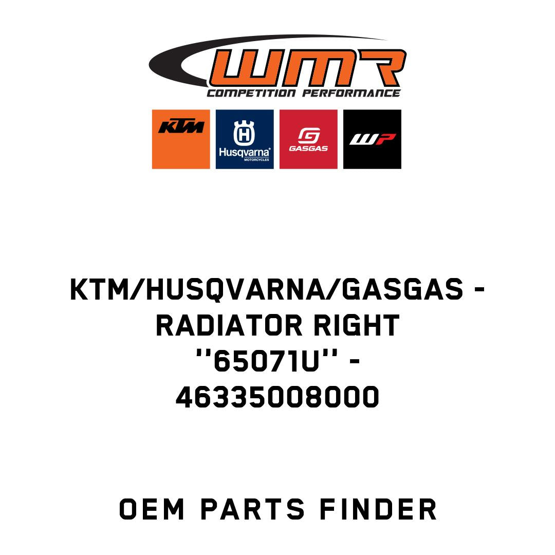 RADIATOR RIGHT ''65071U''