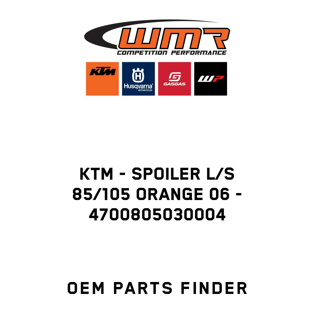 SPOILER L/S 85/105 ORANGE 06