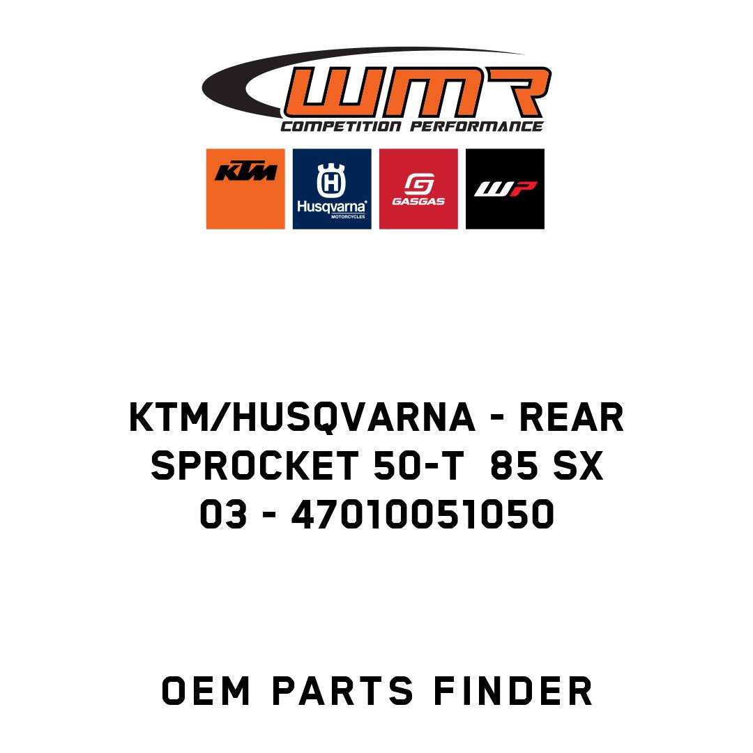 REAR SPROCKET 50-T  85 SX   03