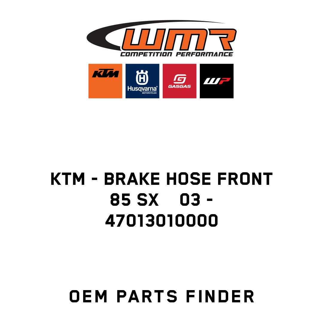 BRAKE HOSE FRONT 85 SX    03