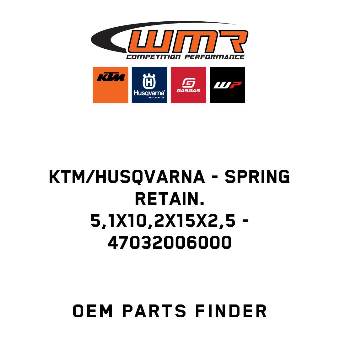 SPRING RETAIN. 5,1X10,2X15X2,5