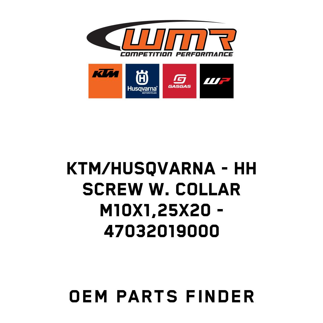 HH SCREW W. COLLAR M10X1,25X20