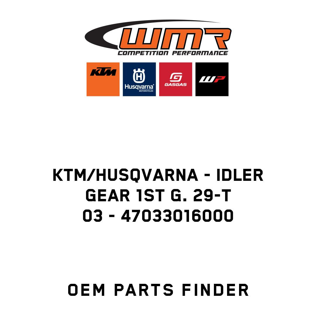 IDLER GEAR 1ST G. 29-T      03