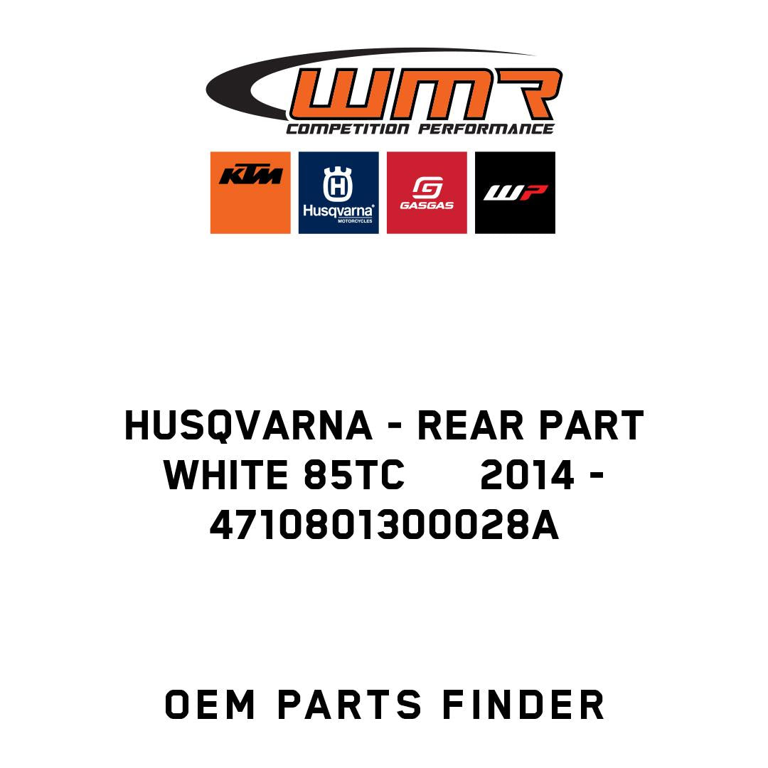 REAR PART WHITE 85TC      2014