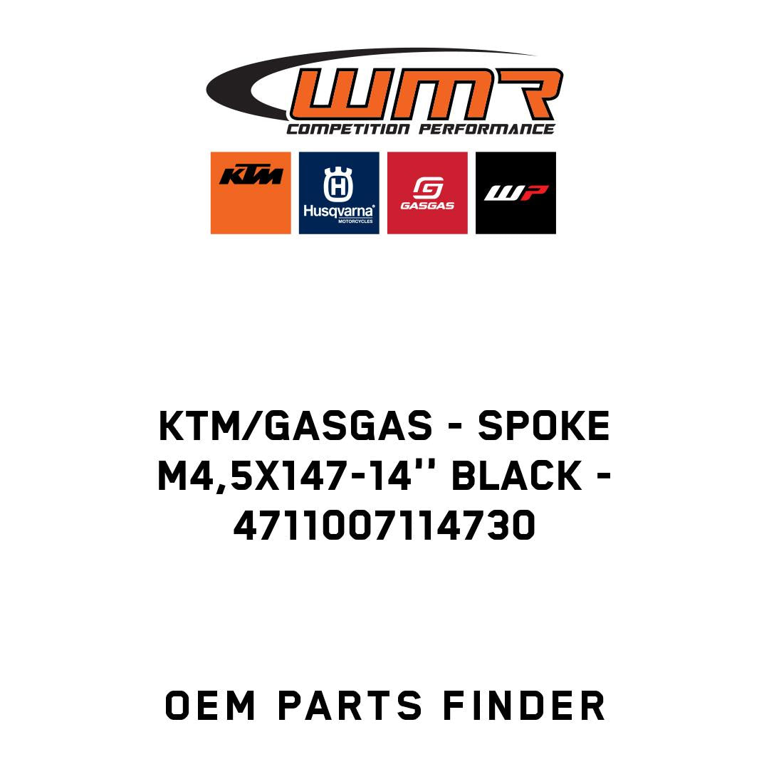 SPOKE M4,5X147-14'' BLACK