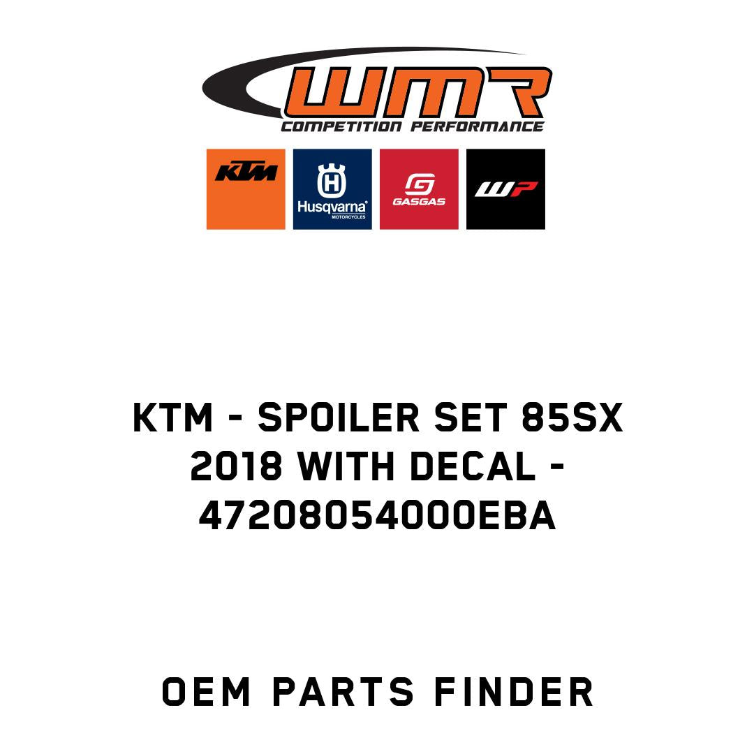 Spoiler set 85SX 2018 with decal