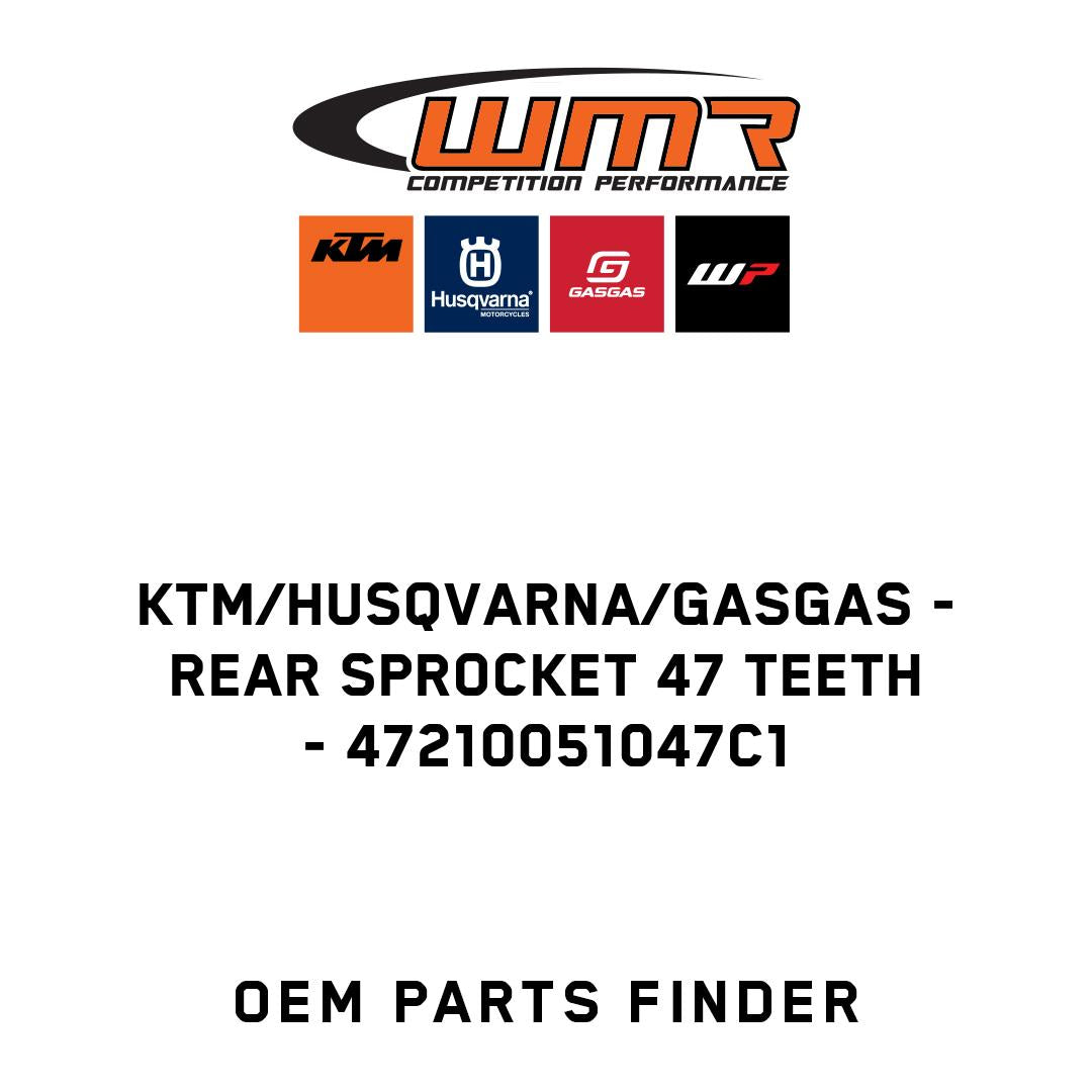 Rear sprocket 47 teeth